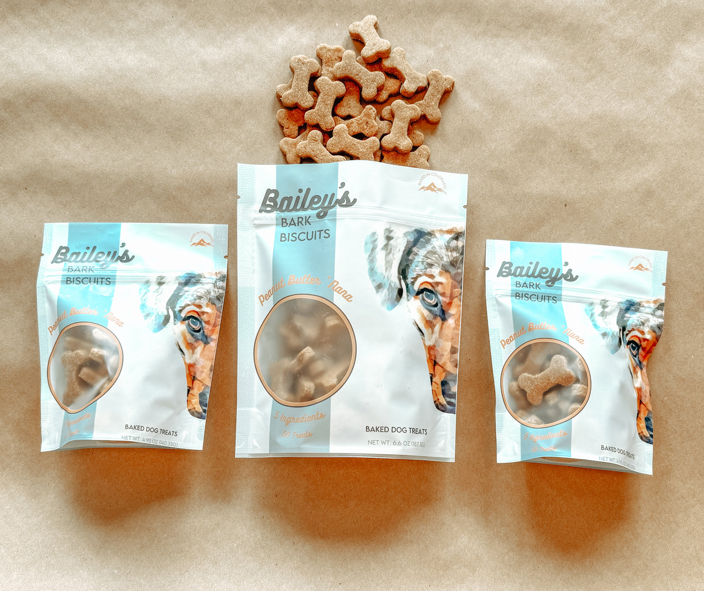 Peanut Butter ‘Nana Dog Treats - 30 Treats